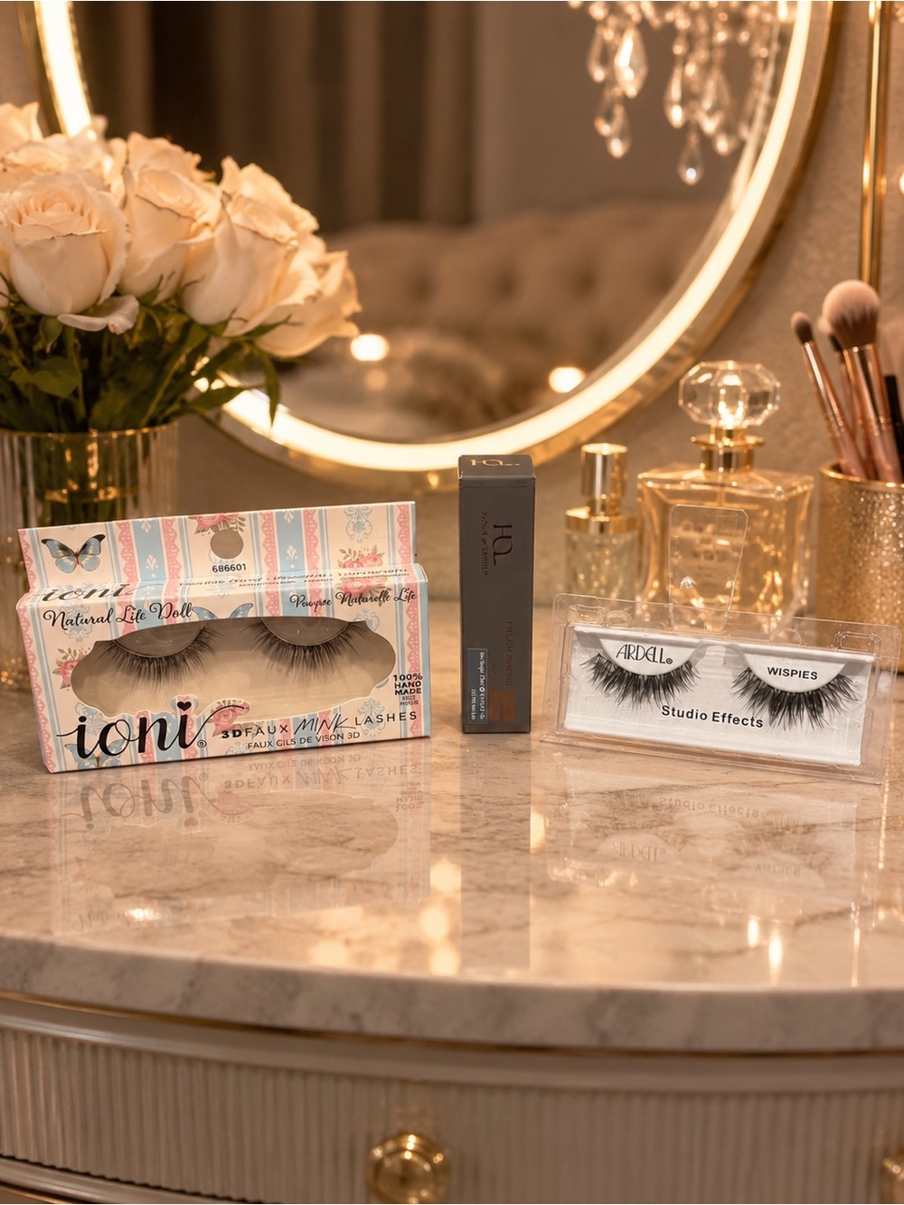 Eyelash Beauty Bundle 3PC - Eyelashes & Glue NWT